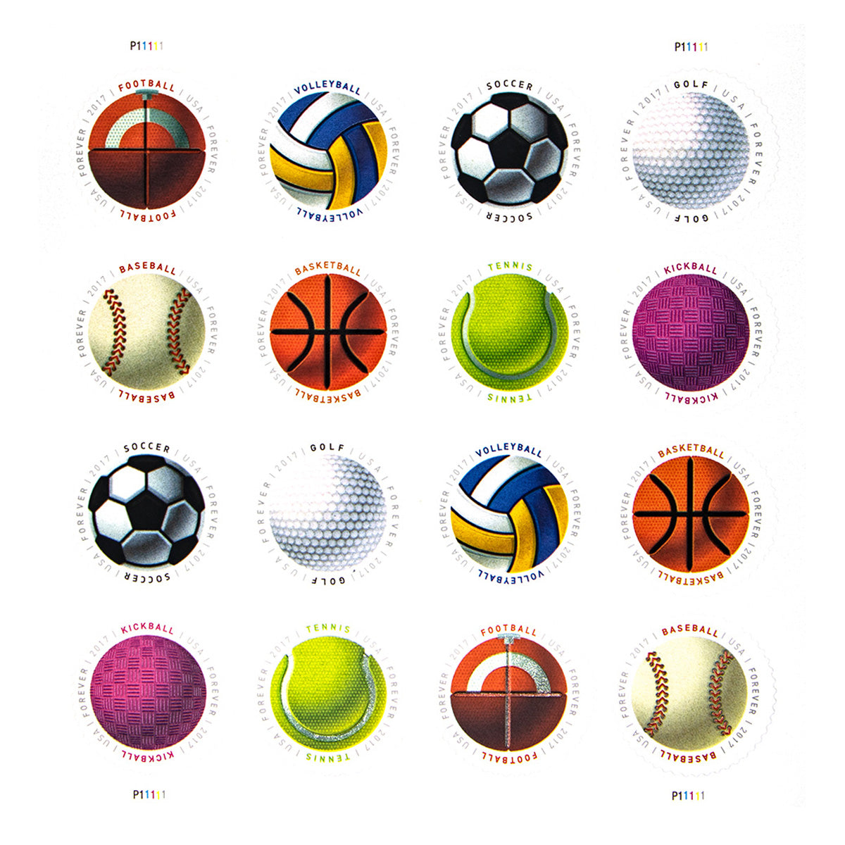 2017 Have a Ball Forever First Class Postage Stamps Foreverstamp