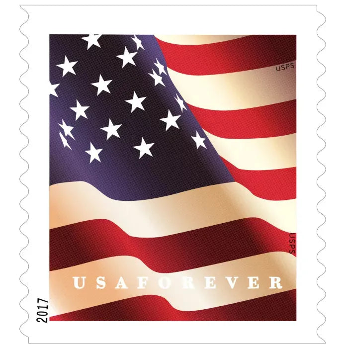 2017 U.S. Flag Forever First Class Postage Stamps Foreverstamp