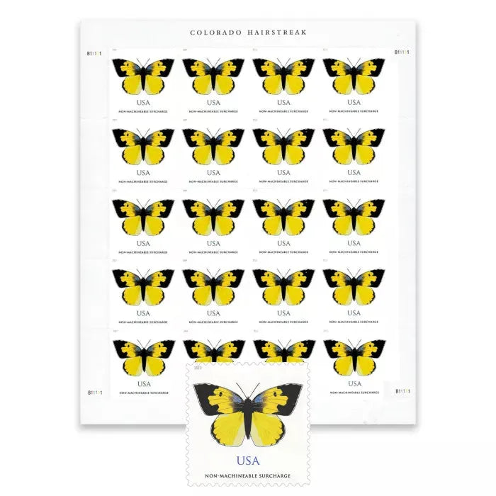 2019 California Dogface Butterfly Forever First Class Postage Stamps Foreverstamp