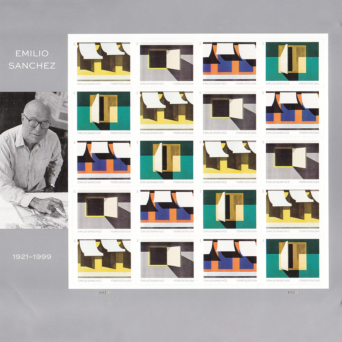 2021 Emilio Sanchez Artist Edition Forever First Class Postage Stamps Stamp Online Store