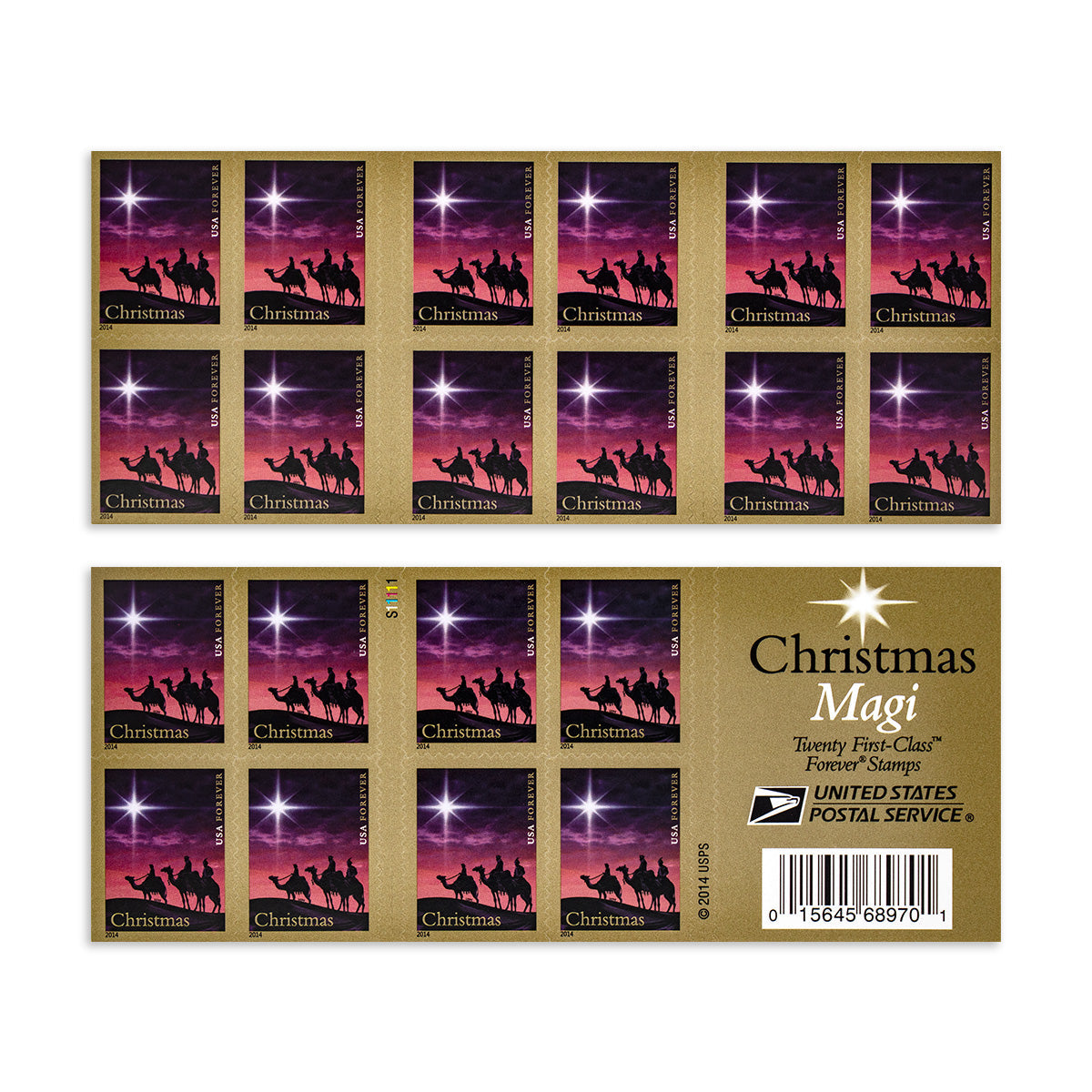 2014 Traditional Christmas: The Christmas Magi Forever Postage Stamps Foreverstamp