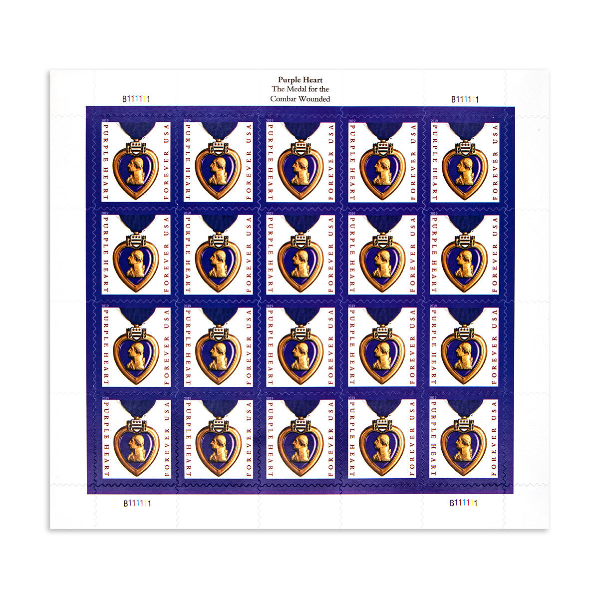 2019 Purple Heart Medal Forever First Class Postage Stamps Foreverstamp