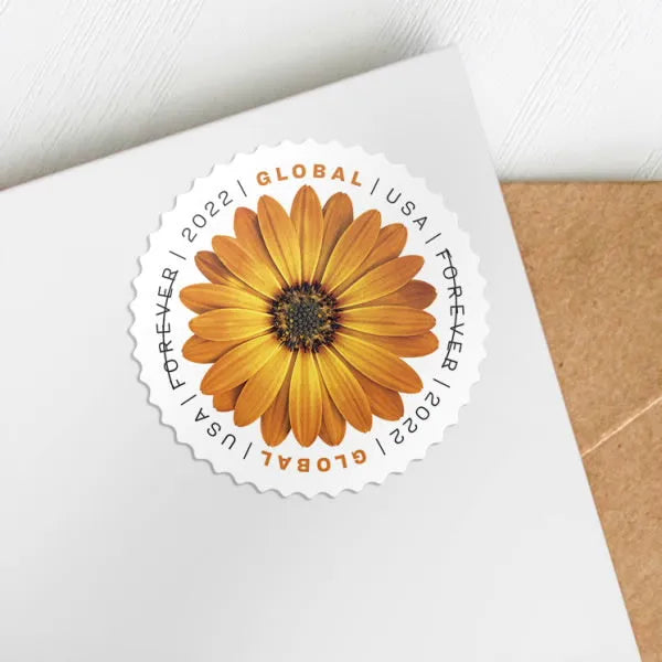 2022 Global African Daisy Global Forever First Class US Postage Stamps Foreverstamp