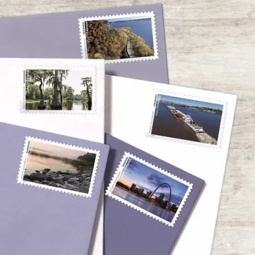 2022 Mighty Mississippi Forever First Class Postage Stamps Foreverstamp