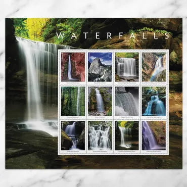 2023 Waterfalls Forever First Class Postage Stamps Foreverstamp
