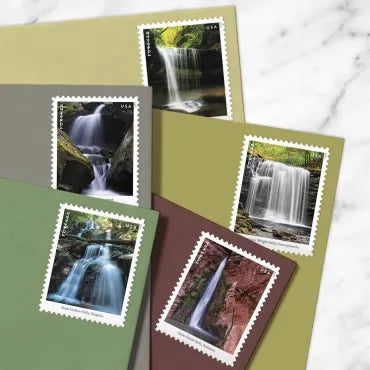 2023 Waterfalls Forever First Class Postage Stamps Foreverstamp