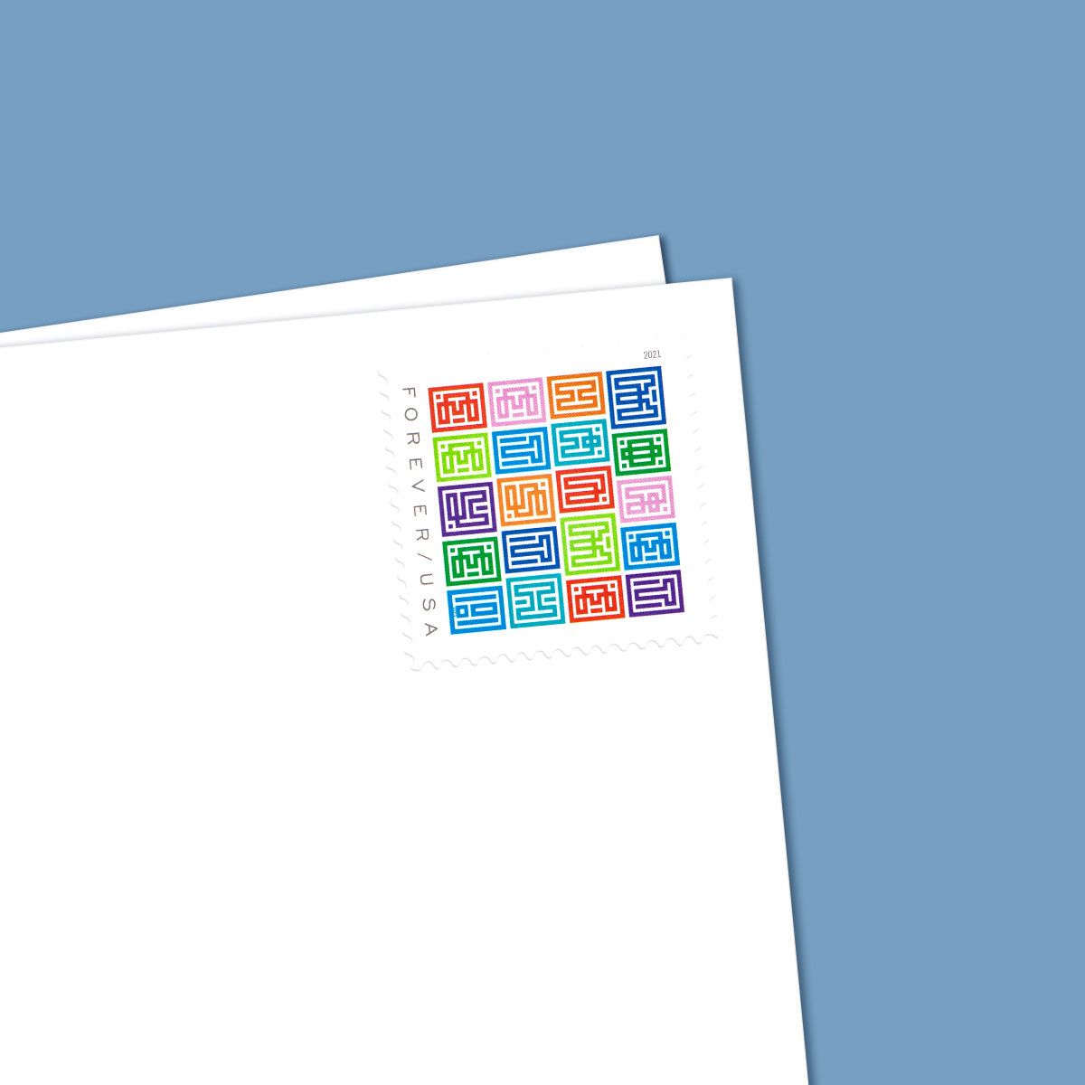 2021 Mystery Message Forever First Class Postage Stamps Foreverstamp