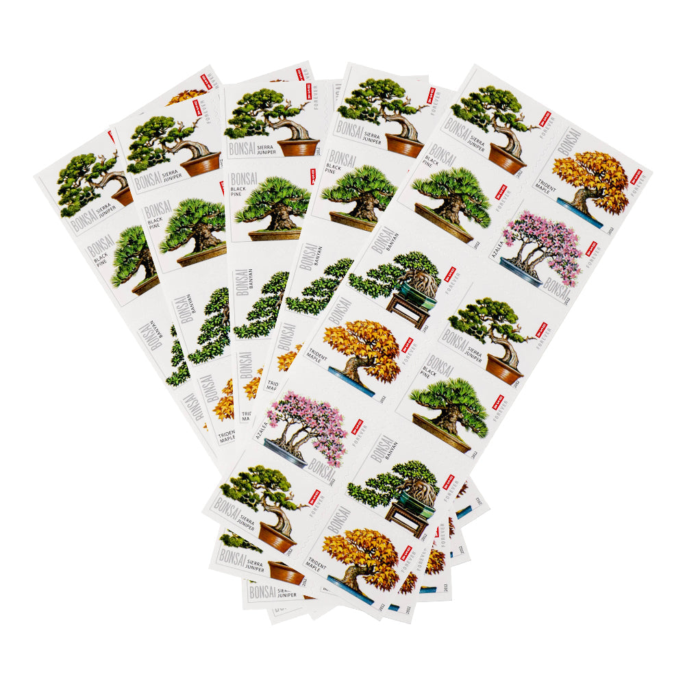 2021 Bonsai Trees Forever First Class Postage Stamps Foreverstamp