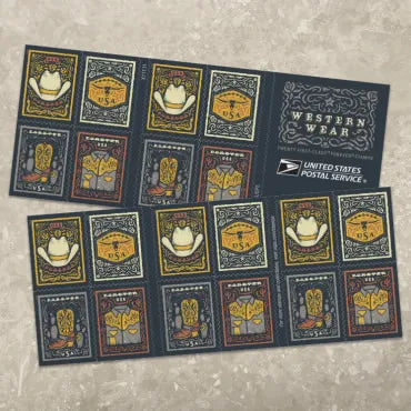 2021 Western Wear: Cowboy Hat Forever First Class Postage Stamps Foreverstamp