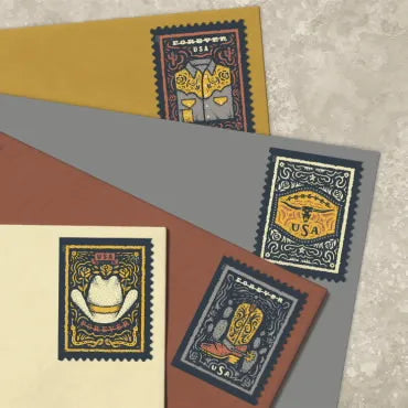 2021 Western Wear: Cowboy Hat Forever First Class Postage Stamps Foreverstamp