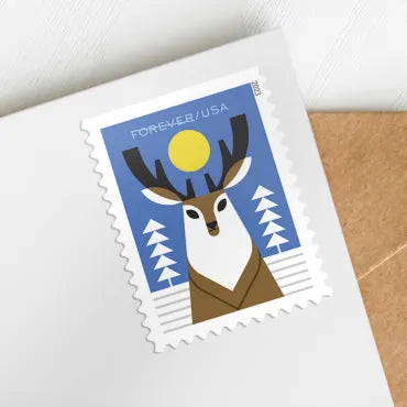 2023 Winter Woodland Animals Forever First Class Postage Stamps Foreverstamp