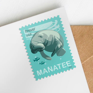 2024 Save Manatees Forever First Class Postage Stamps OnlineStampClub
