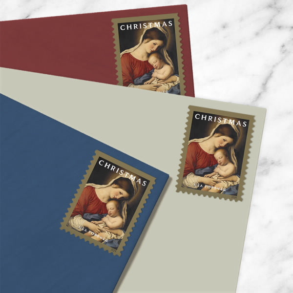 2024 Christmas Madonna and Child Forever First Class Postage Stamps Stamp Online Store