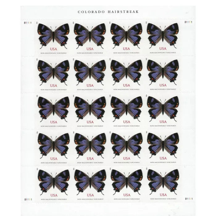 2021 Colorado Hairstreak Forever First Class Postage Stamps Foreverstamp