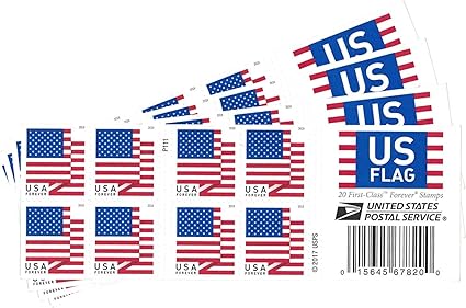 2018 U.S. Flag  Forever First Class Postage Stamps Foreverstamp