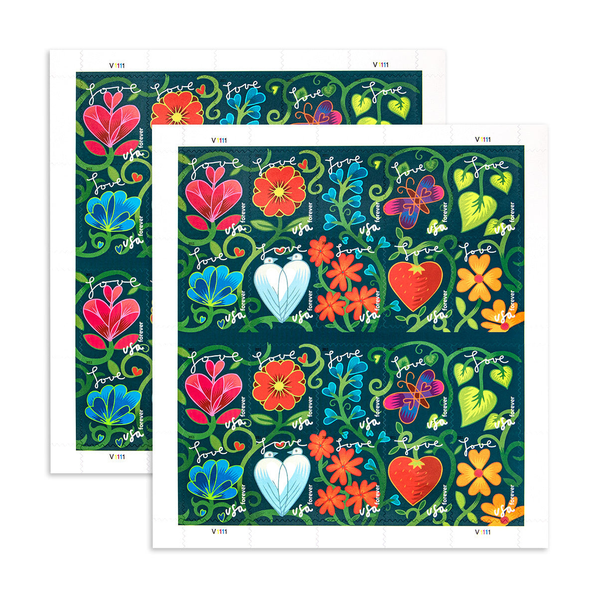 2011 Garden of Love Forever First Class Postage Stamps Foreverstamp