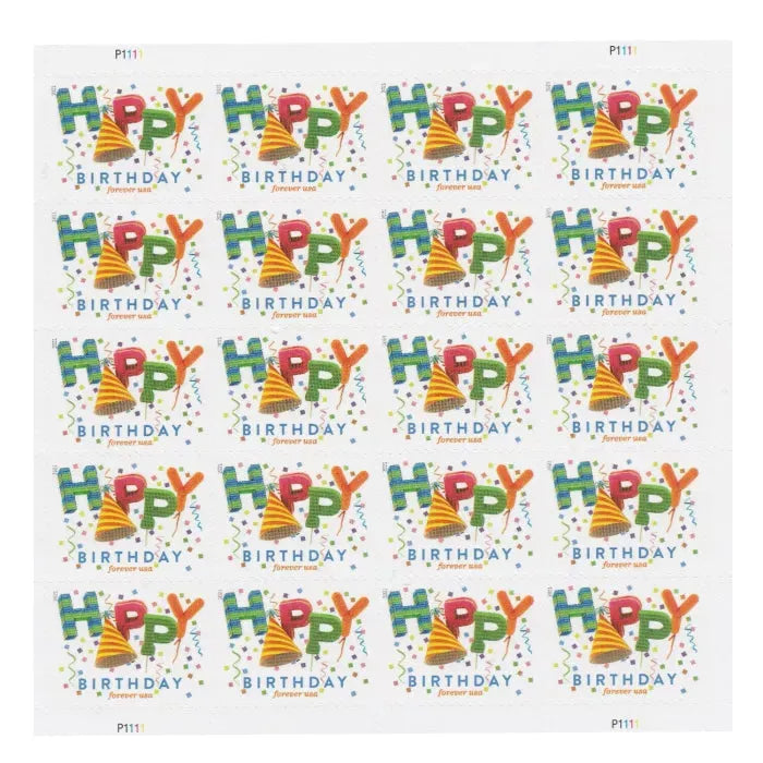 2021 Happy Birthday Forever First Class Postage Stamps Foreverstamp