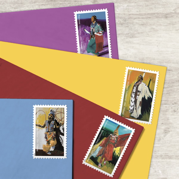 2025 PoWWoWs Forever First Class Postage Stamps USPostageHub
