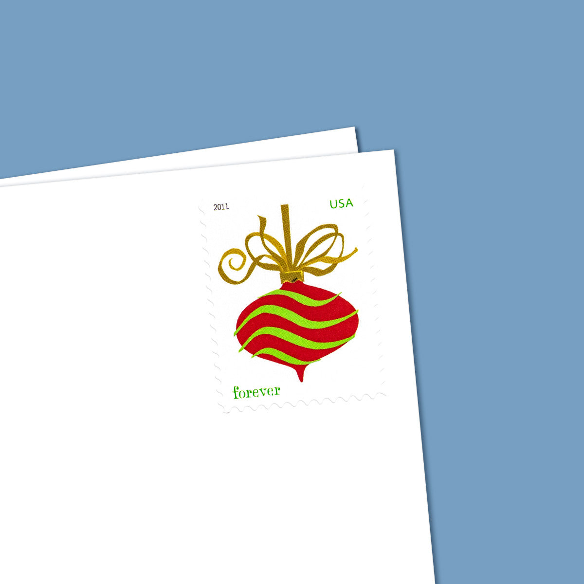 2011  Contemporary Christmas: Holiday Baubles Forever First Class Postage Stamps Foreverstamp
