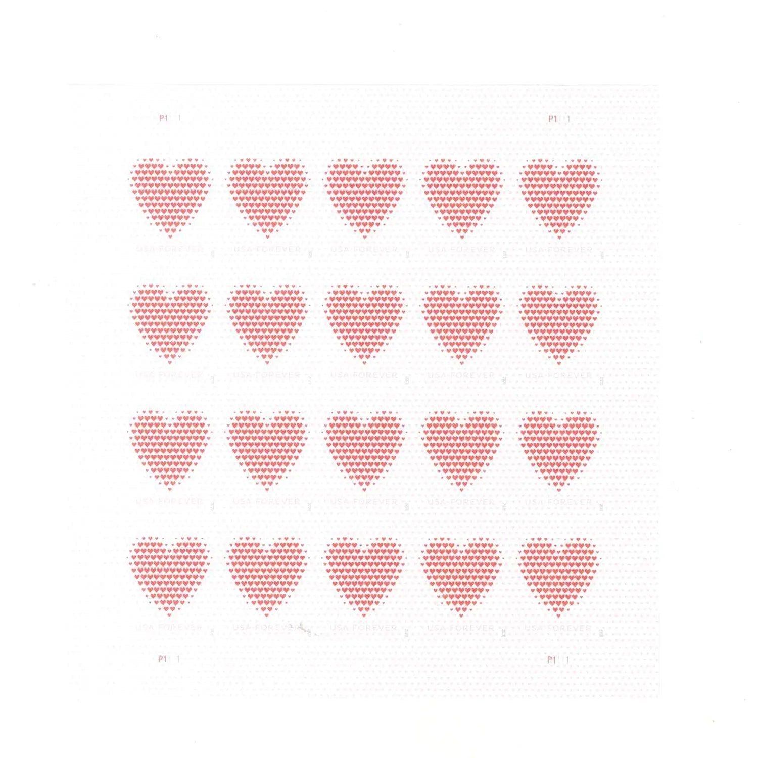 2020 Made of Hearts Forever First Class Postage Stamps Foreverstamp