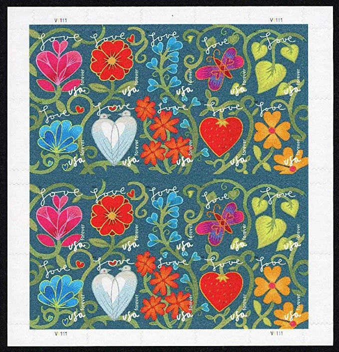 2011 Garden of Love Forever First Class Postage Stamps Foreverstamp