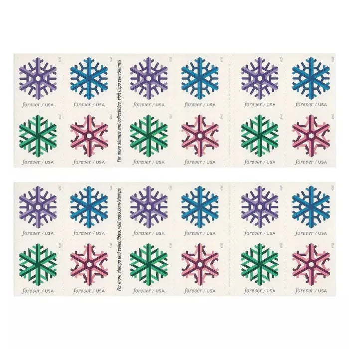 2015 Geometric Snowflake Forever First Class Postage Stamps Foreverstamp