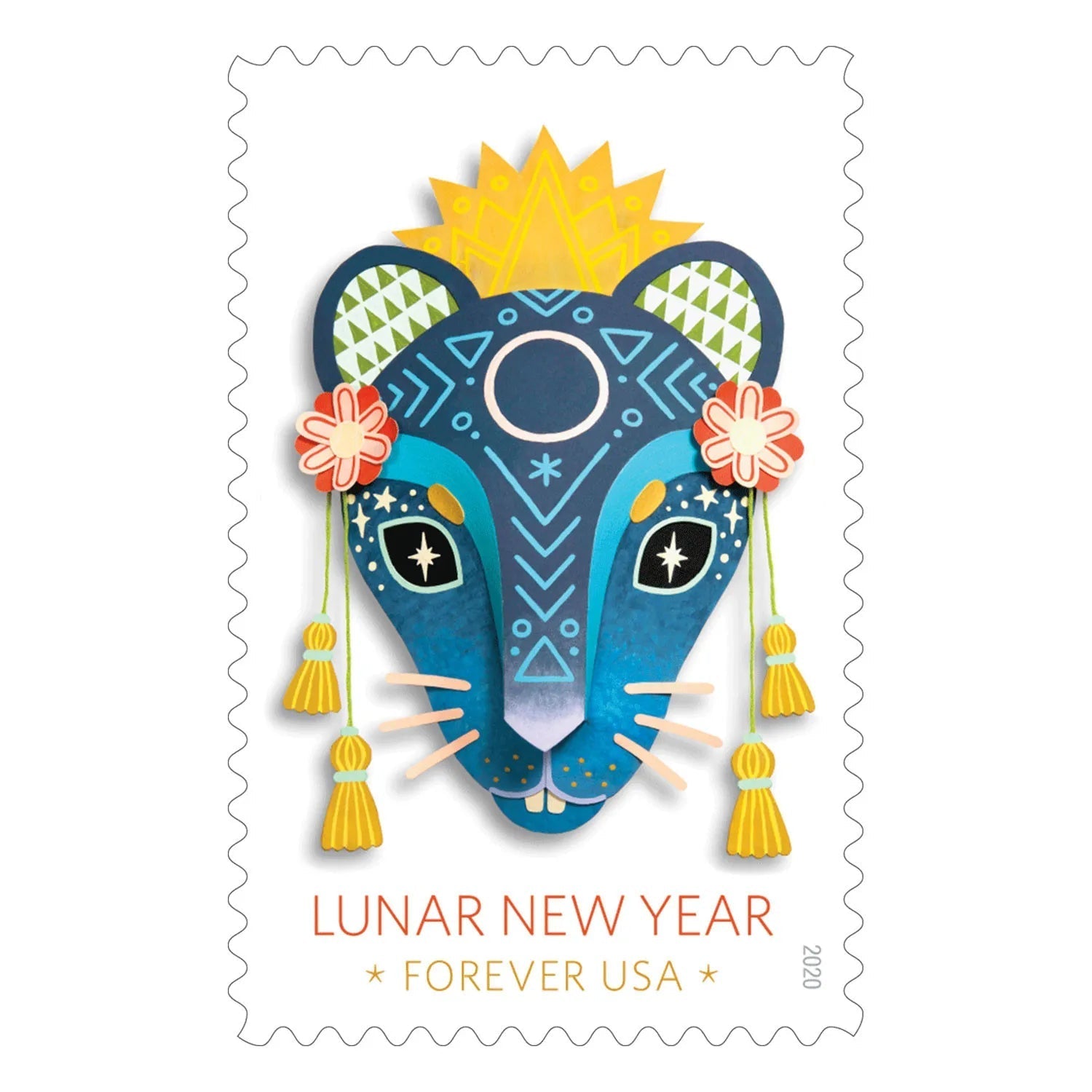 2020 Year of the Rat Stamp Celebrates Lunar New Year Forever First Class Postage Stamps Foreverstamp