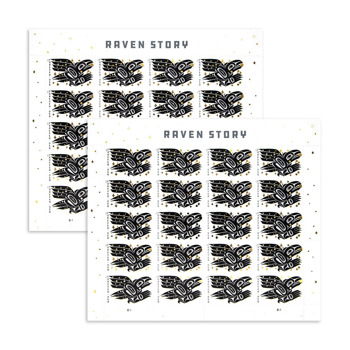 2021 Raven Story Forever First Class Postage Stamps Foreverstamp