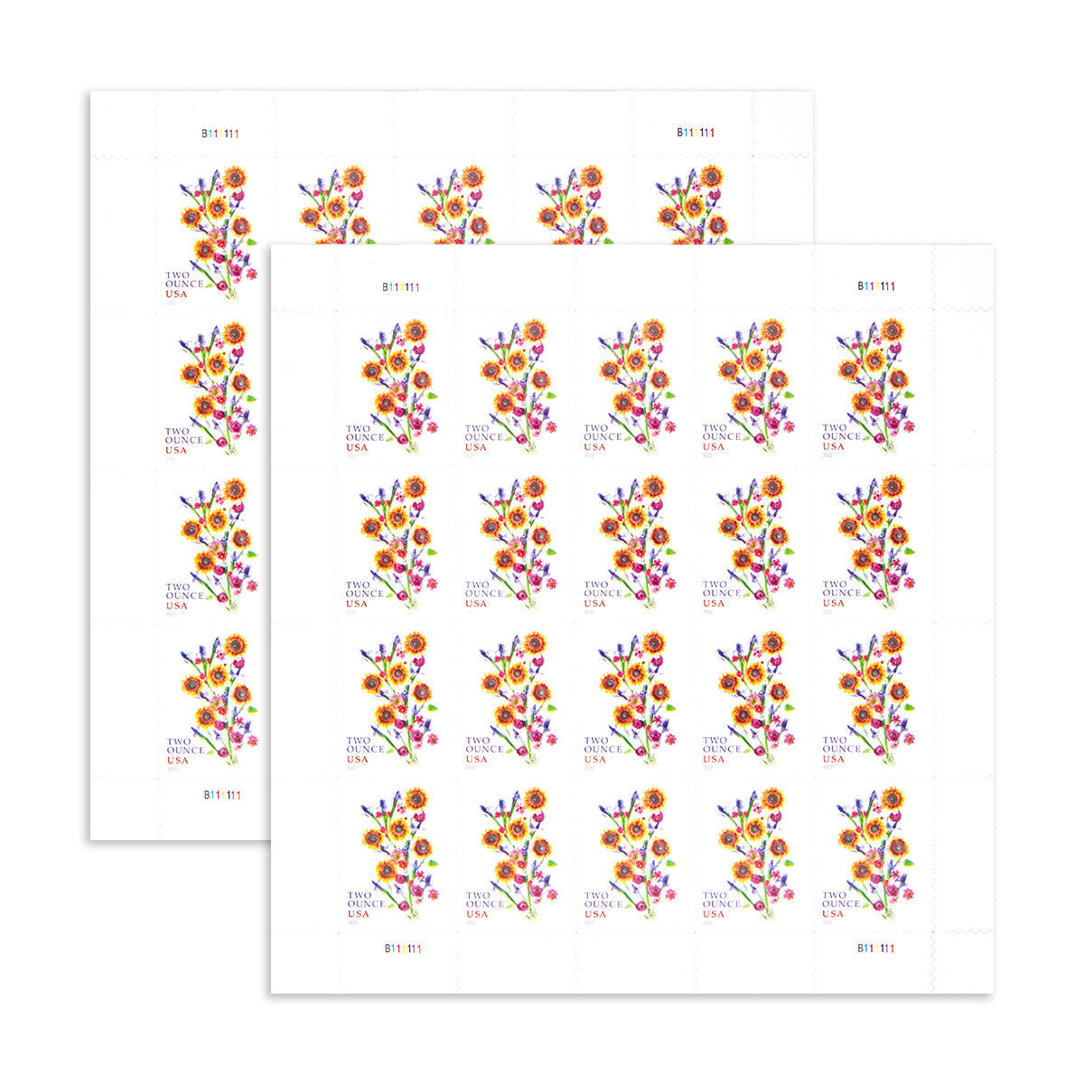 2022 Sunflower Bonquet Two Ounce Forever First Class Postage Stamps Foreverstamp