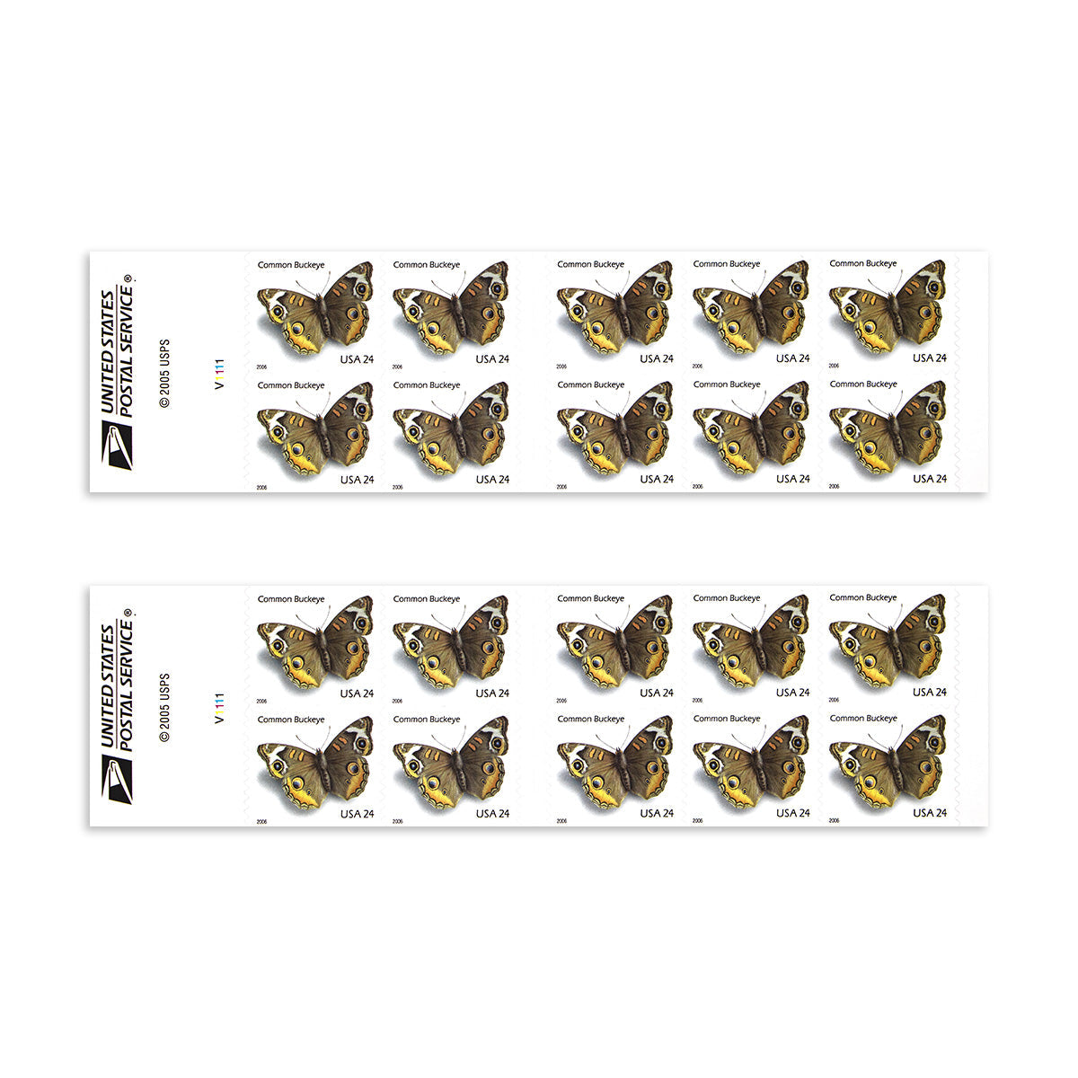 2006 Common Buckeye Butterfly  First Class Postage Stamps (Value Stamp Not Forever) Foreverstamp