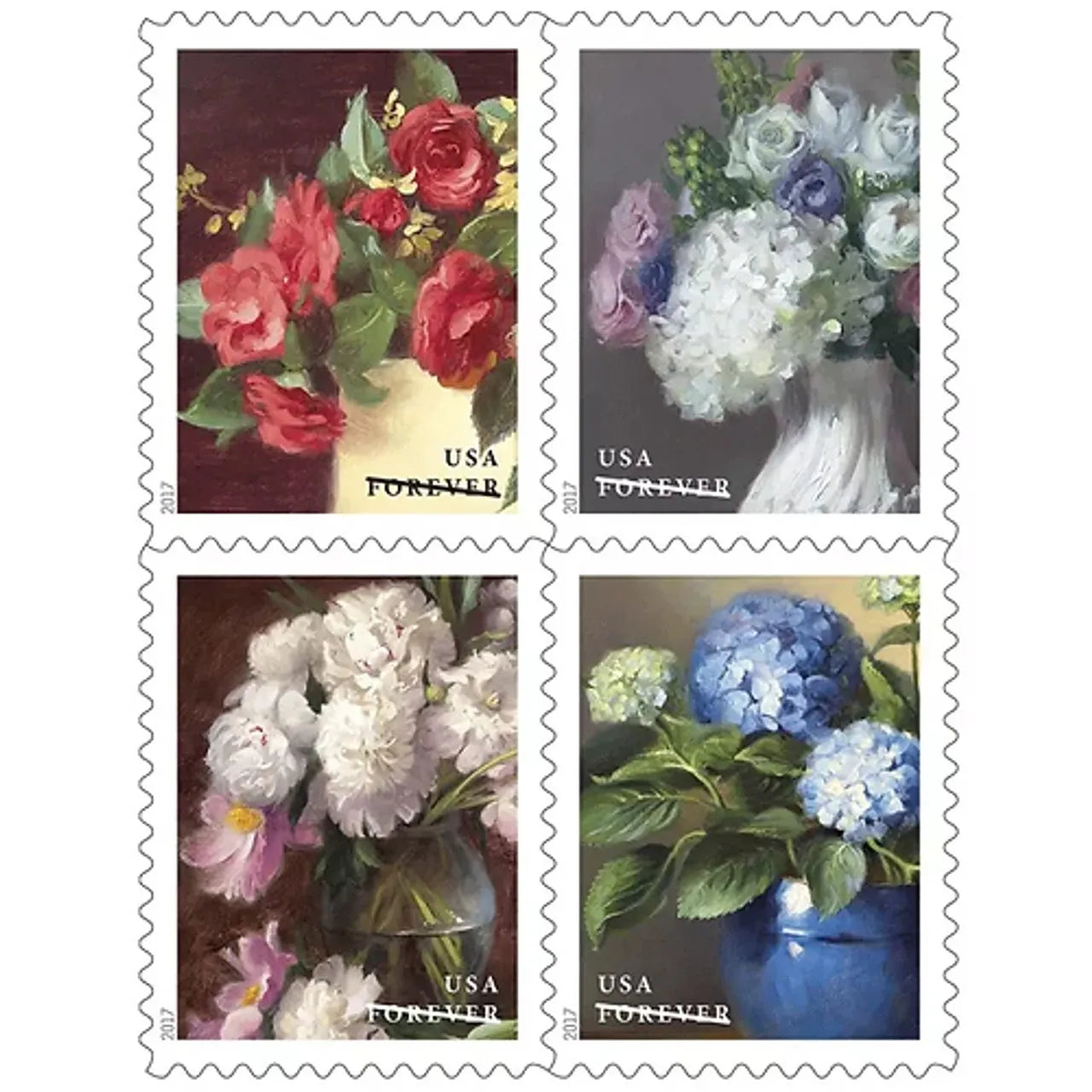 2017 Flowers From The Garden Forever First Class Postage Stamps Foreverstamp
