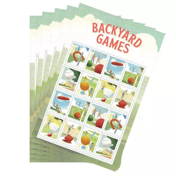 2021 Backyard Games Forever First Class Postage Stamps Foreverstamp