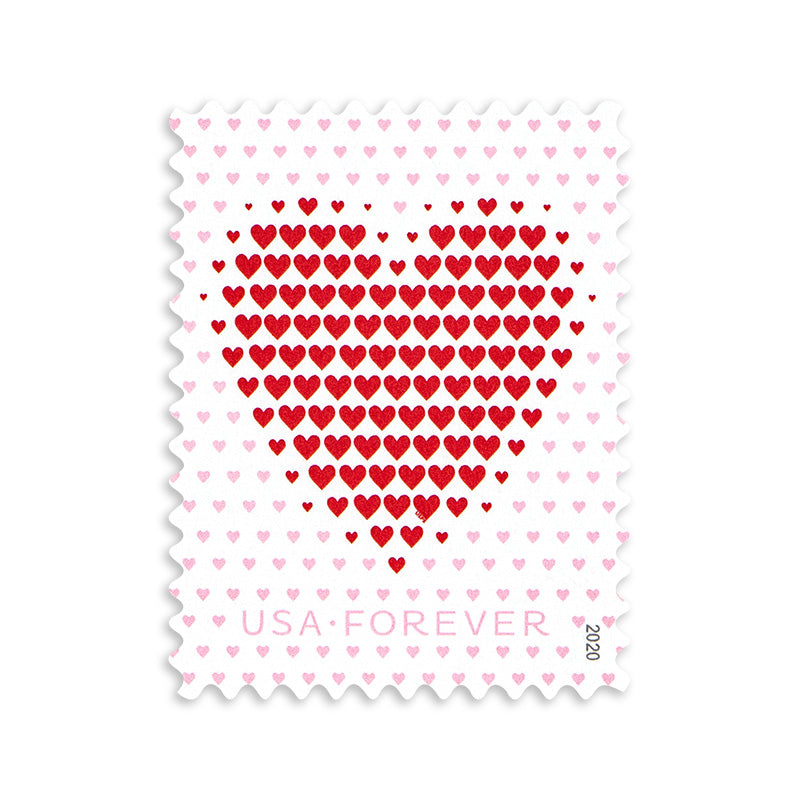 2020 Made of Hearts Forever First Class Postage Stamps Foreverstamp