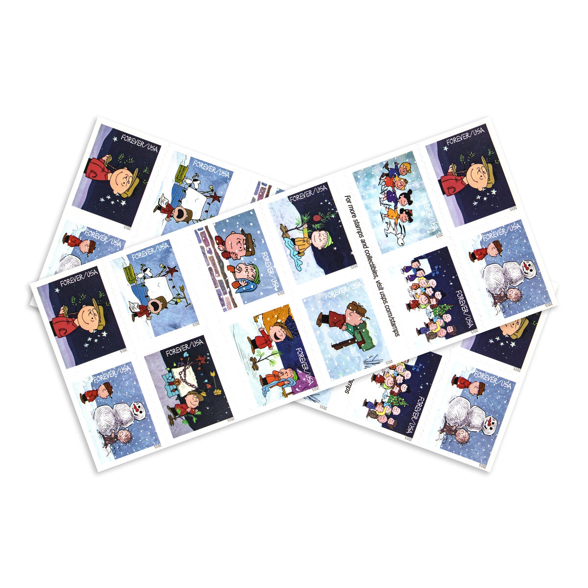 2015  Contemporary Christmas: A Charlie Brown Christmas Forever First Class Postage Stamps Foreverstamp