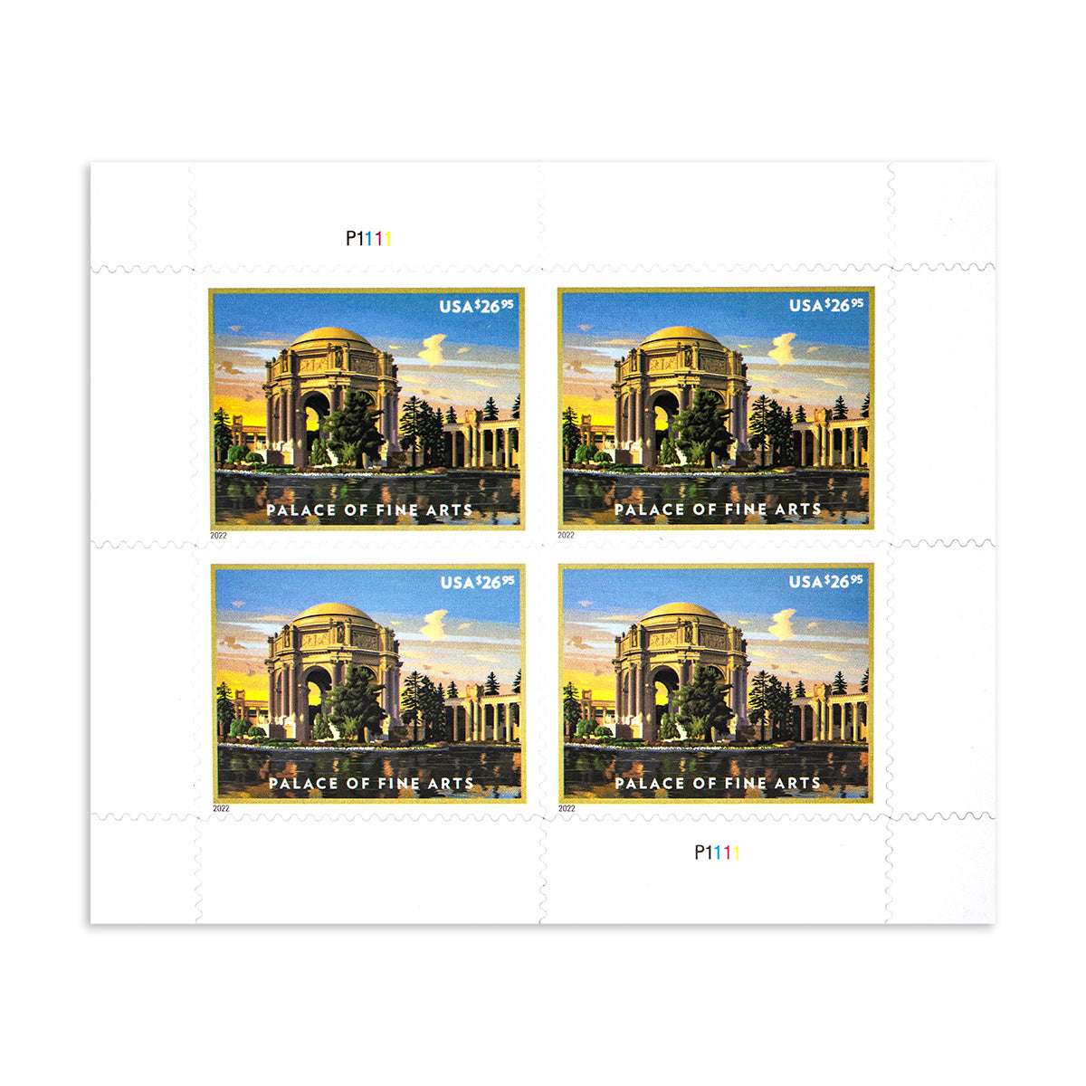2022 Palace of Fine Arts Express Priority Stamps Foreverstamp