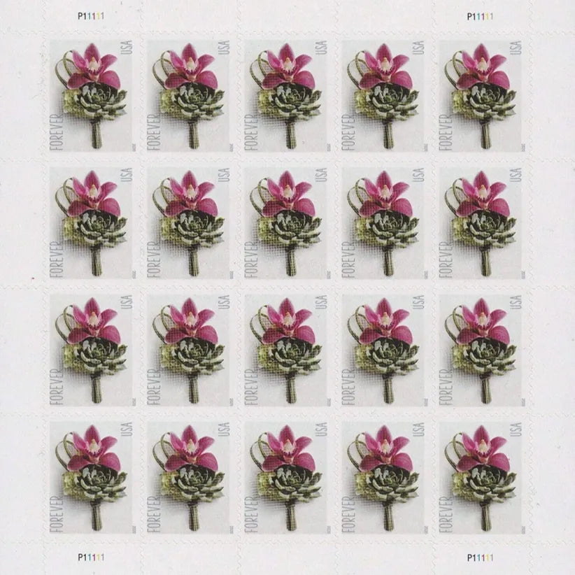 2020 Contemporary Boutonniers Forever First Class Postage Stamps Foreverstamp