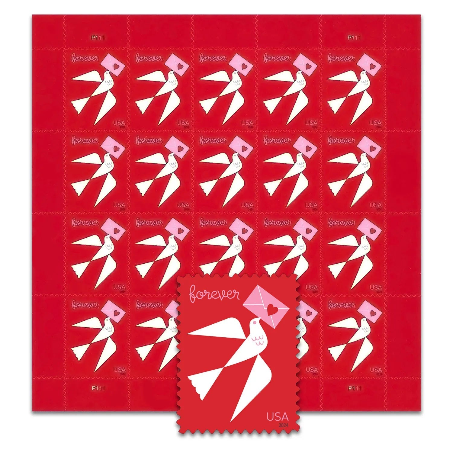 2024 Love Forever First Class Postage Stamps Foreverstamp