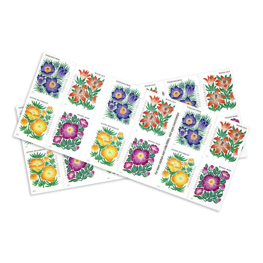 2022 Mountain Flora Forever First Class Postage Stamps Foreverstamp