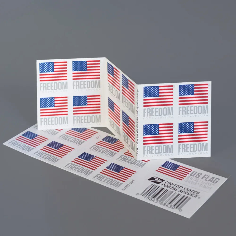 2023 US Flags Forever First Class Postage Stamps Foreverstamp