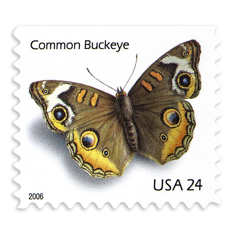 2006 Common Buckeye Butterfly  First Class Postage Stamps (Value Stamp Not Forever) Foreverstamp