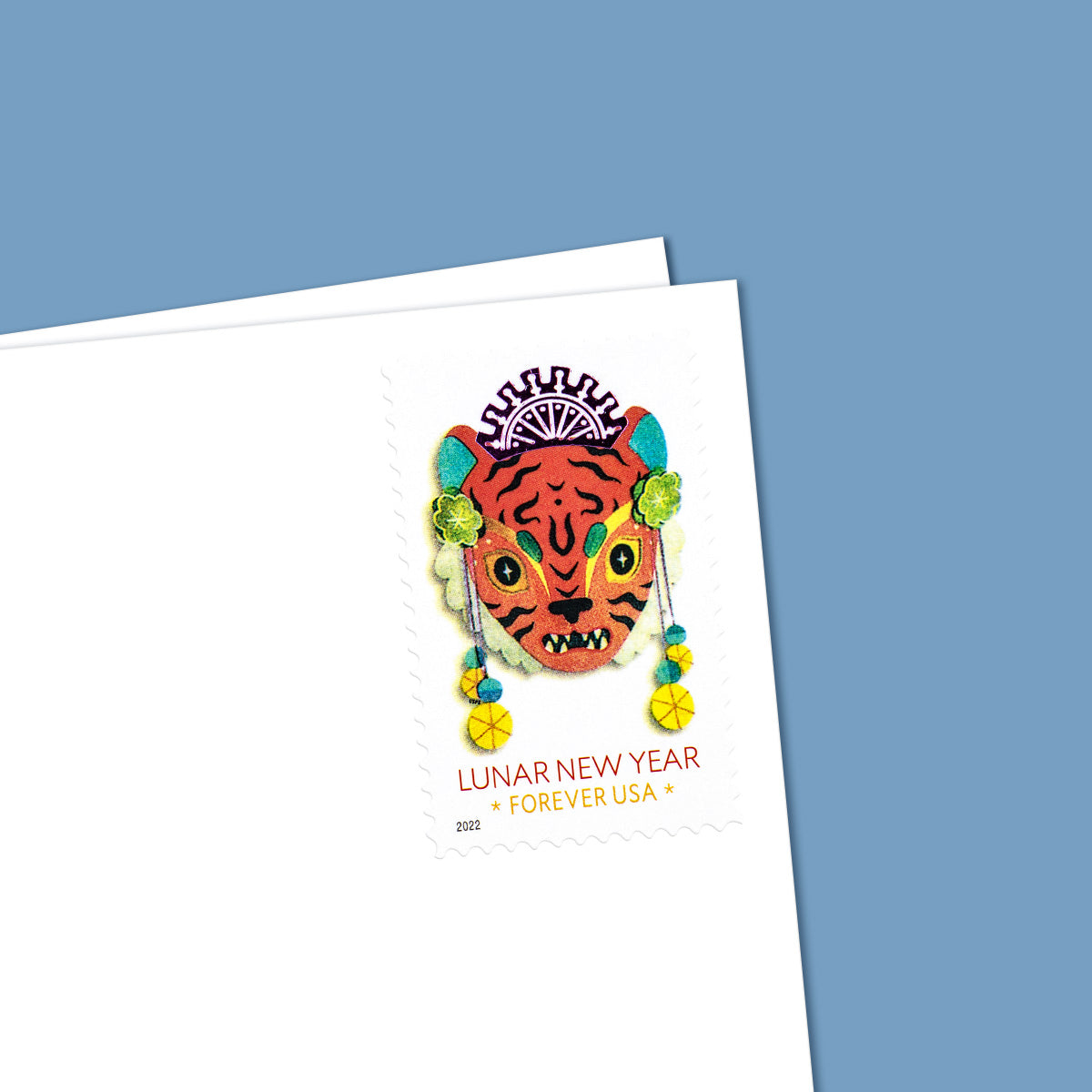 2022 Year of the Tiger Stamp Celebrates Lunar New Year Forever First Class Postage Stamps Foreverstamp