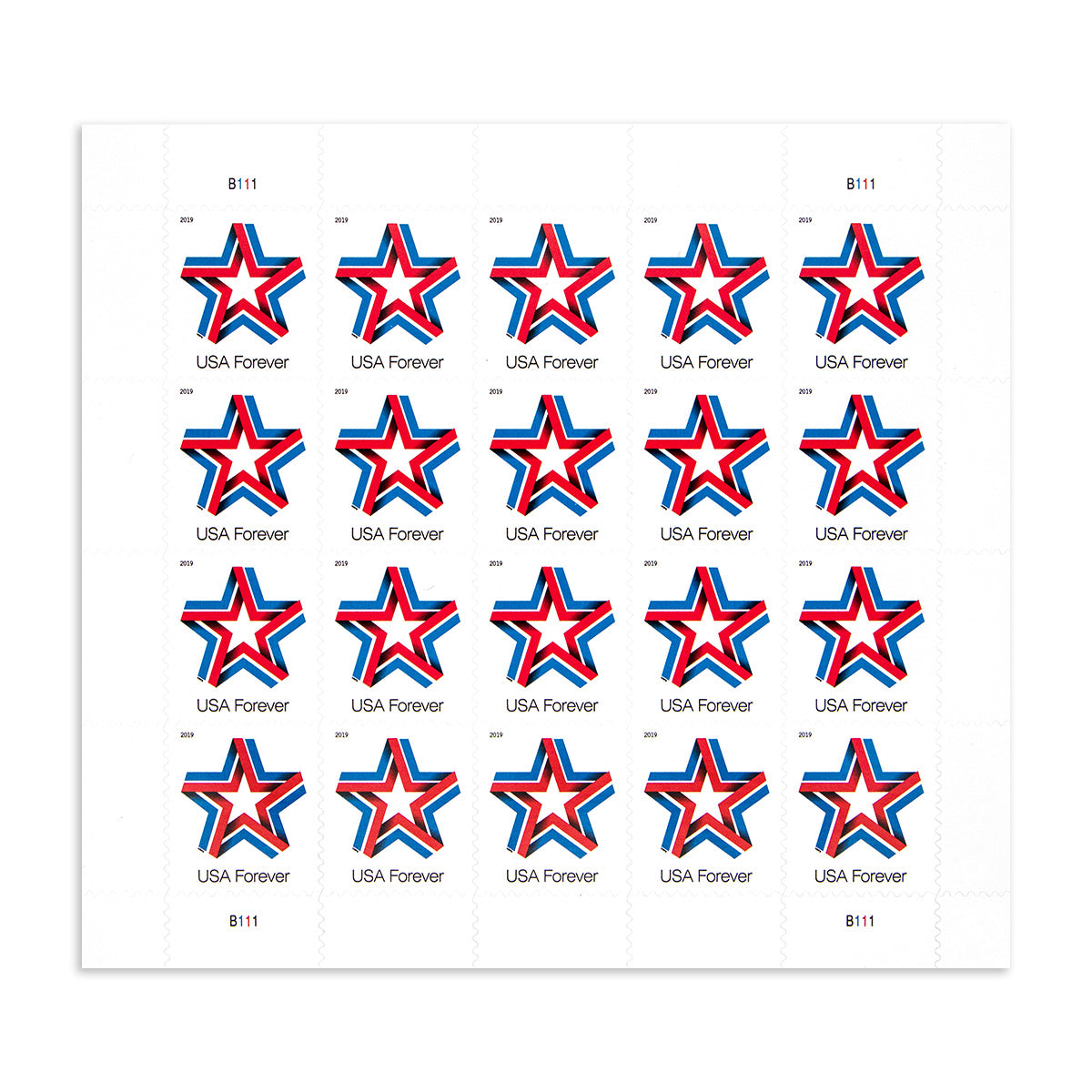 2019 Star Ribbon Forever First Class Postage Stamps Foreverstamp
