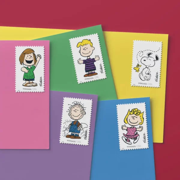 2022 Centennial of Cartoonist Charles M. Schulz's Birth With New Forever First Class Postage Stamps Foreverstamp