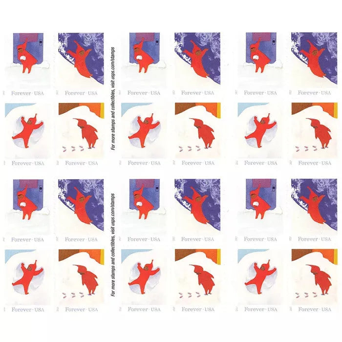 2017 Snowy Day Forever First Class Postage Stamps Foreverstamp