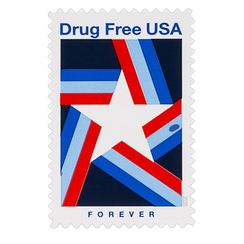 2019 Drug Free Forever First Class Postage Stamps Foreverstamp