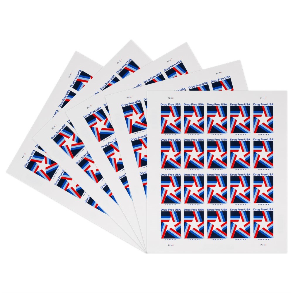2019 Drug Free Forever First Class Postage Stamps Foreverstamp