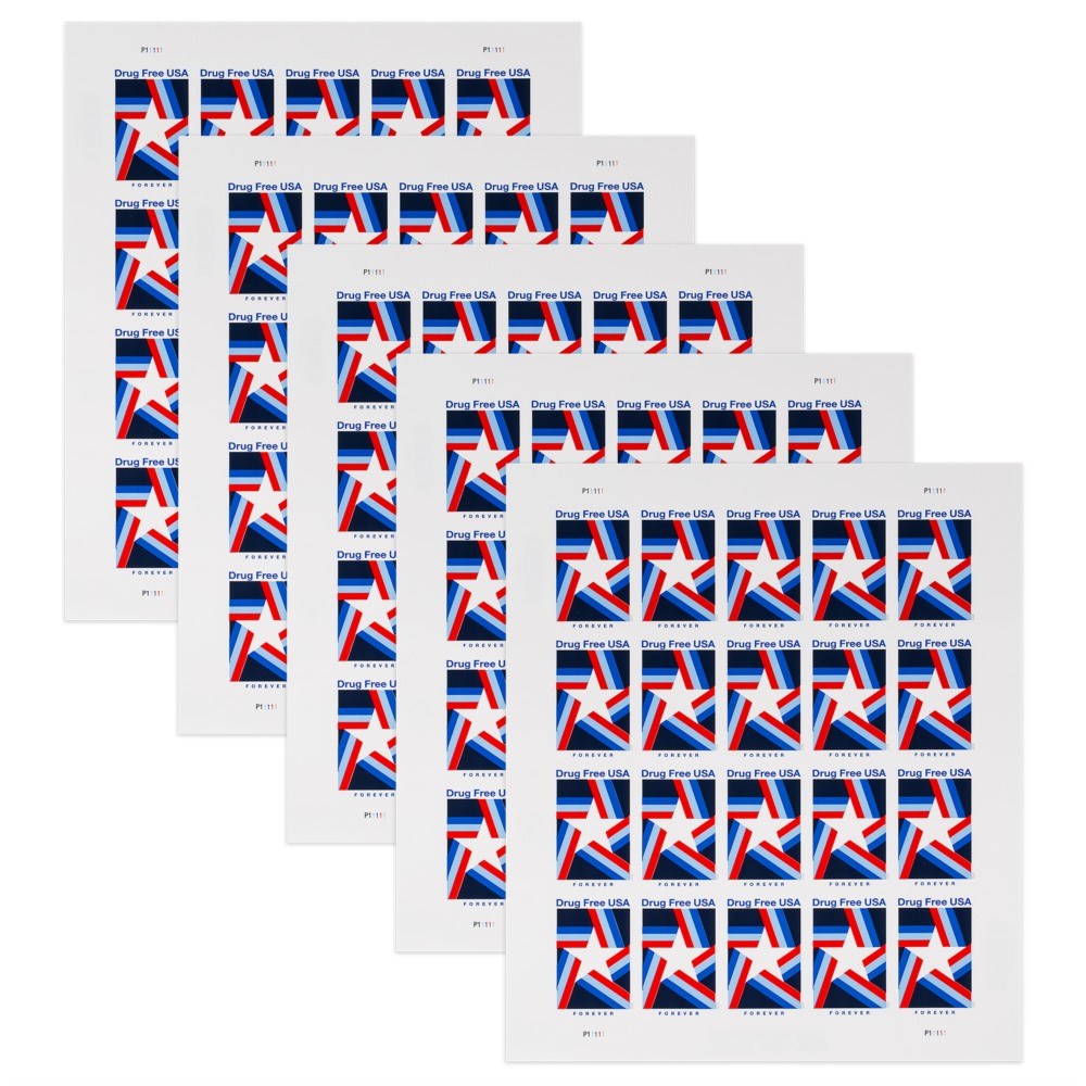 2019 Drug Free Forever First Class Postage Stamps Foreverstamp