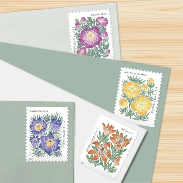 2022 Mountain Flora Forever First Class Postage Stamps Foreverstamp
