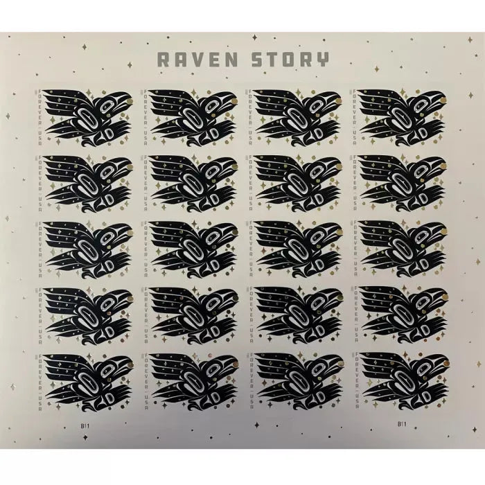 2021 Raven Story Forever First Class Postage Stamps Foreverstamp