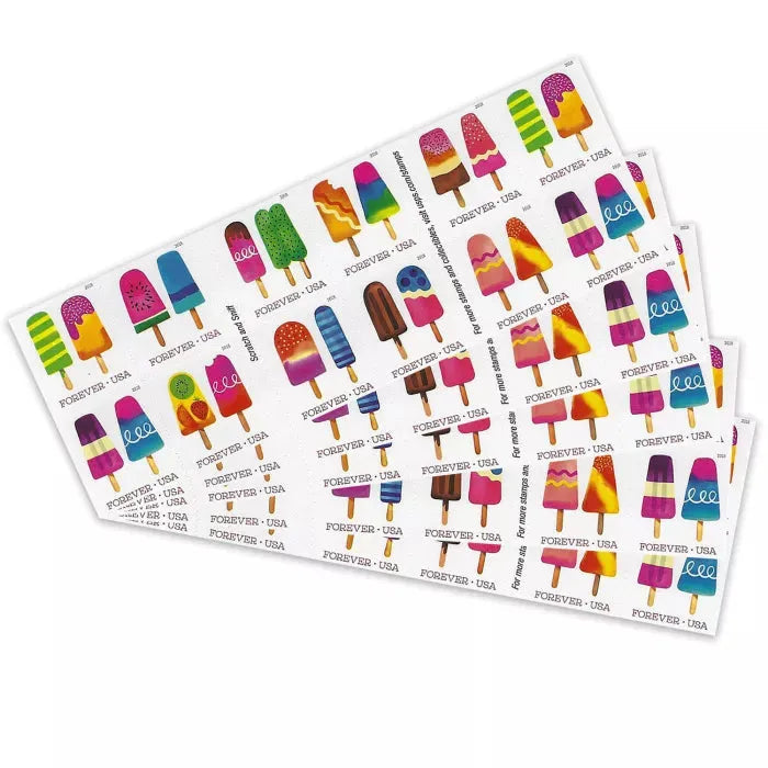 2018 Frozen Treats Forever First Class Postage Stamps Foreverstamp
